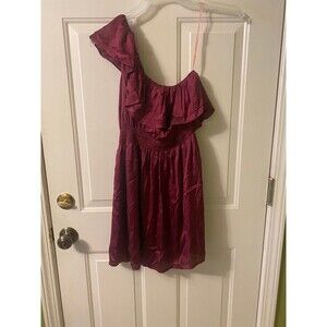 Body Central Ruffle One-Shoulder Dress size Large